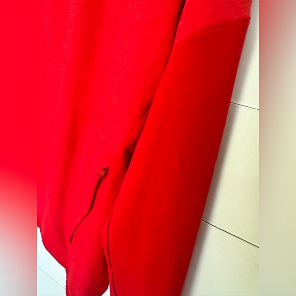 Under Armour Men’s Cold Gear Red Loose Quarter Zip Shirt Top Sweater X-Large - Picture 3 of 7